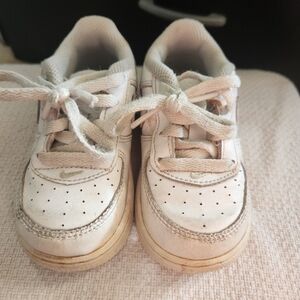 Nike White Sneakers- Toddler 6c